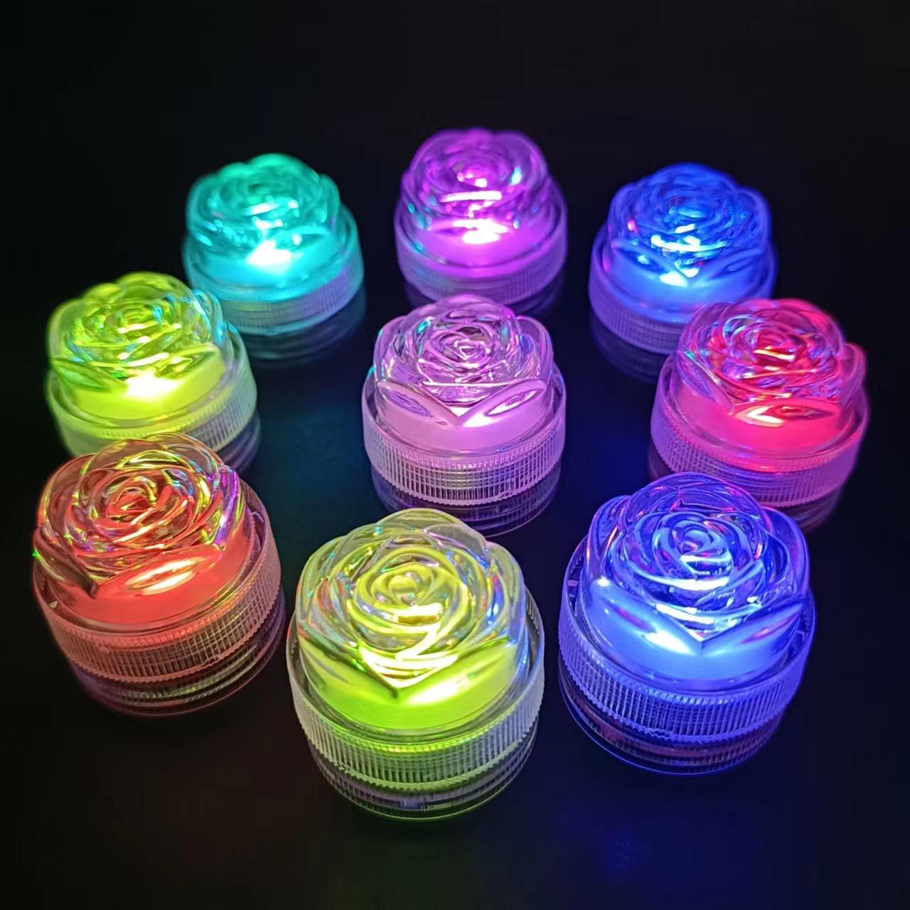 electronic candle light led electronic candle fish tank light aquarium light evening party bar wedding pattern submerged light