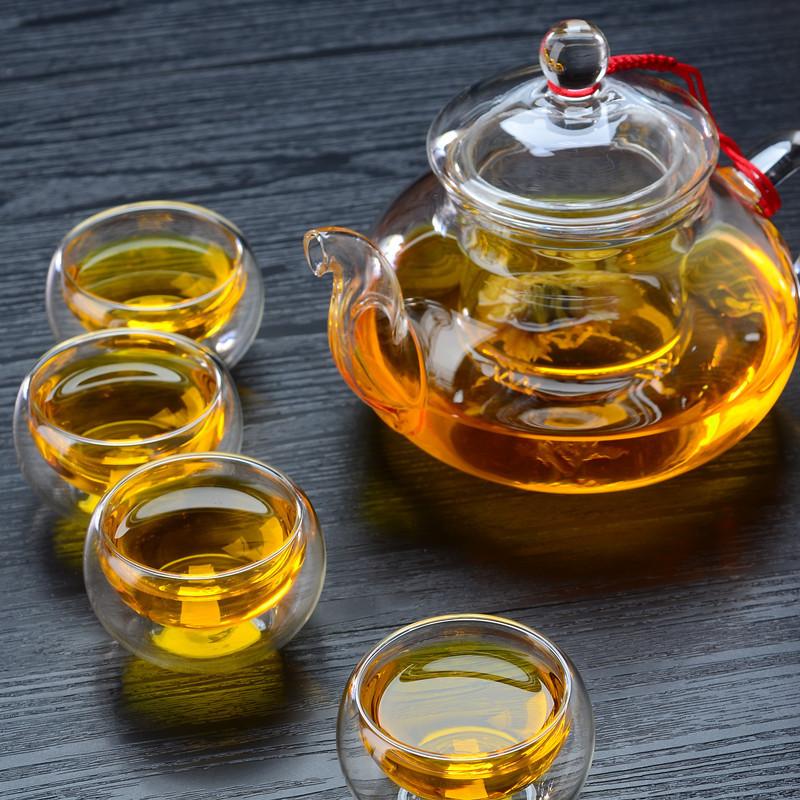 wholesale glass tea tasting cup master cup transparent kung fu tea cup thickened glass teacup glass tea cup small cup Specification drawing