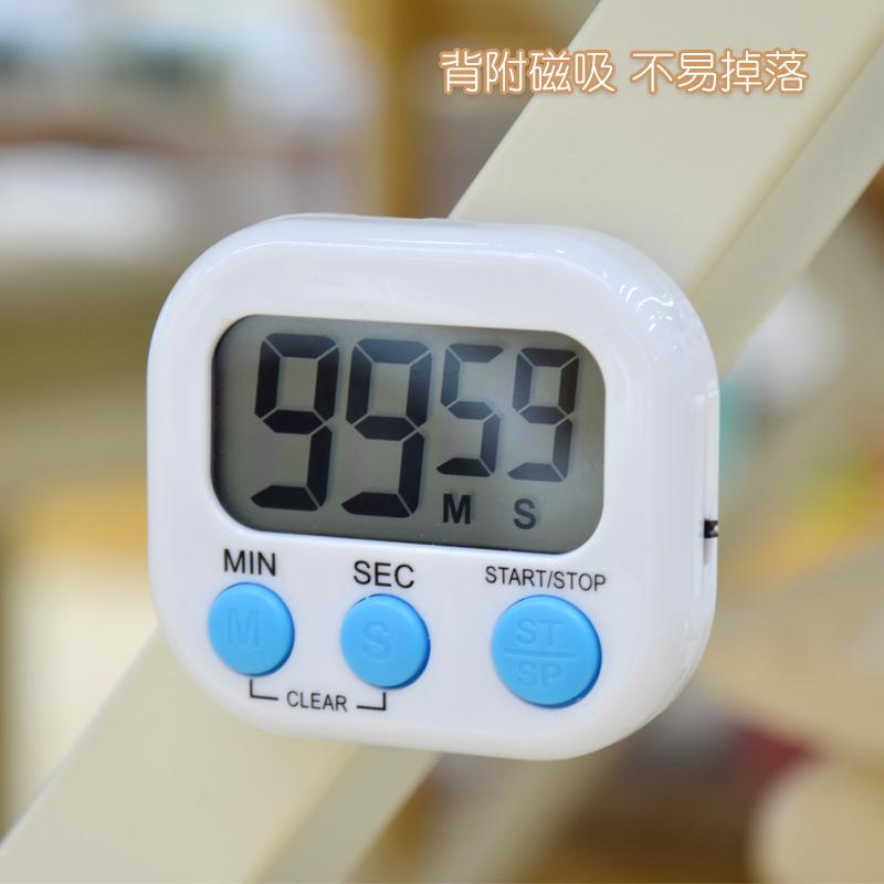 Cross-Border Recommend Kitchen Timer Cooking Beauty Electronic Timer Mute Student Timing Countdown Timer Gift full figure