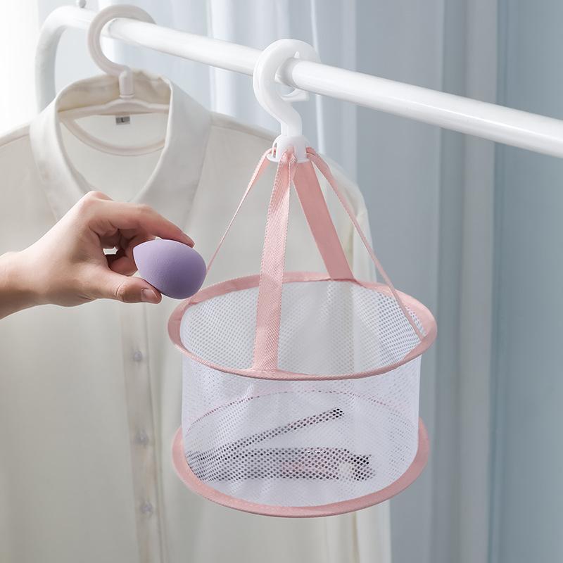 beauty egg drying net pocket powder puff makeup sponge drying basket makeup tool bucket brush drying rack Specification drawing