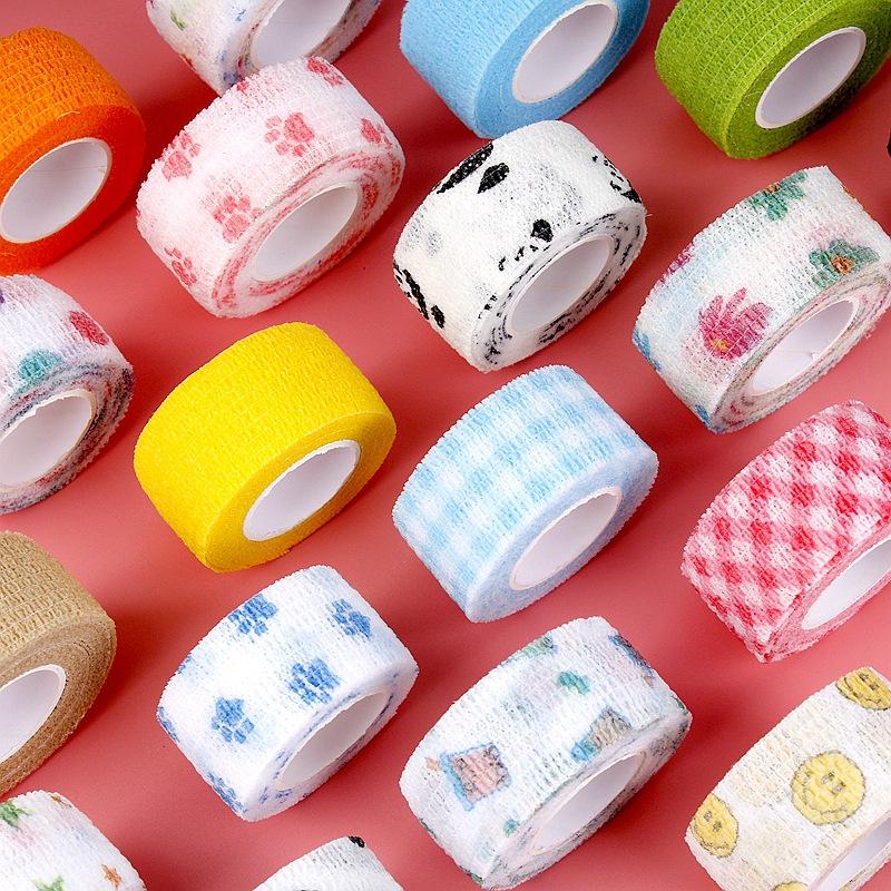 student writing finger bandage sports hand guard non-woven wear-resistant finger elastic bandage self-adhesive bandage wholesale full figure