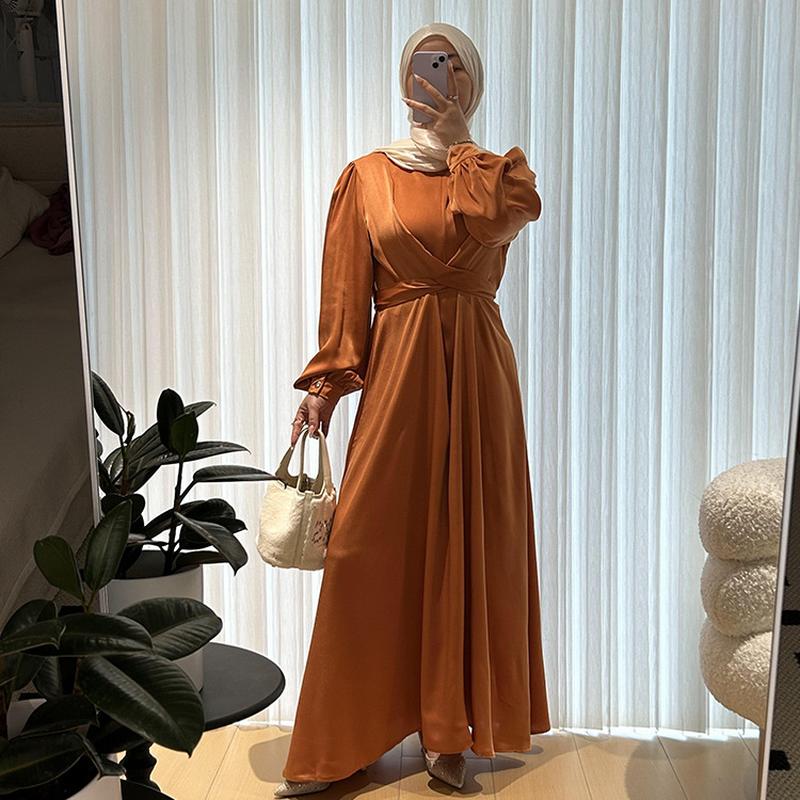 abaya muslim women's clothes dubai djellaba female clothing dress dubai clothing mu-011 Application Scenario