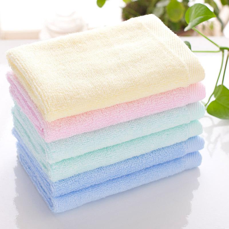 manufacturer bamboo fiber plain broken square towel small towel wholesalers super gift absorbent children bamboo fiber square towel