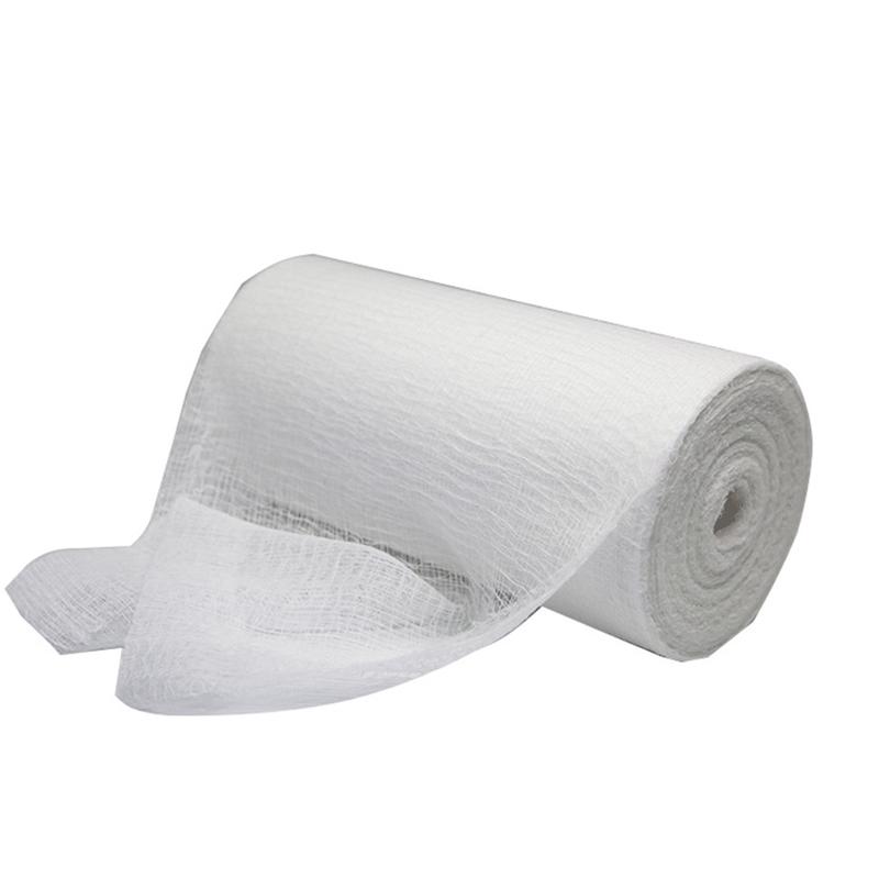 factory wholesale disposable medical sterilized gauze bandage wound bandage dressing non-woven fabric degreasing cotton gauze roll Application Scenario