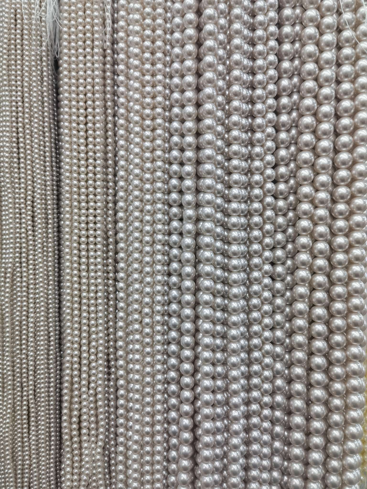 直孔仿施曼塔莓玻璃仿珍珠