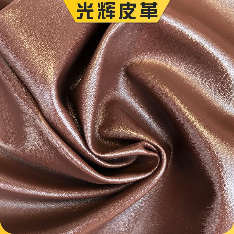in stock wool bottom half pu sheep pattern soft upholstery leather sofa seat cushion home decoration napa texture artificial leather fabric details Picture