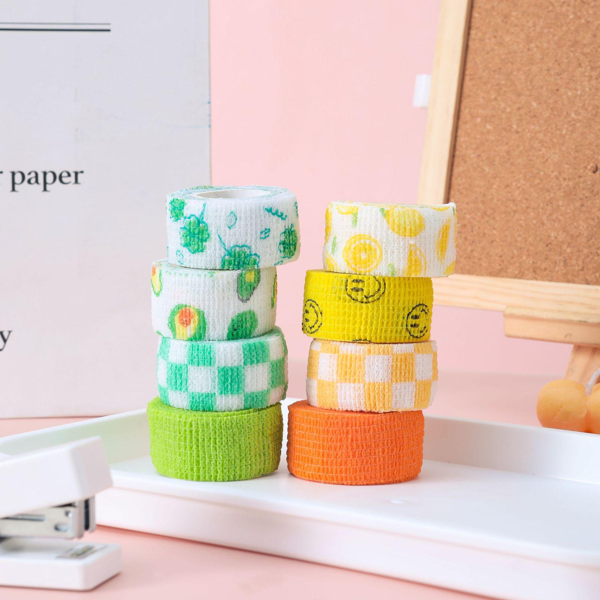 Finger Guard Bandage Wholesale Writing Self-Adhesive Bandage Finger Bandage Non-Woven Elastic Bandage Pet Tattoo Bandage