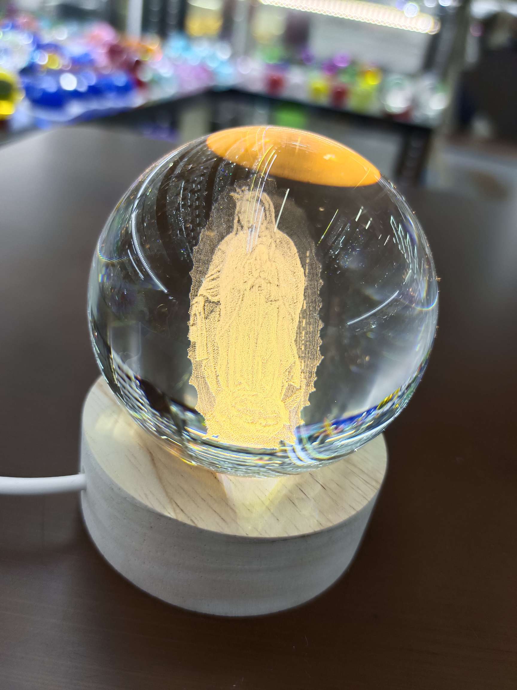 浩源工艺品 天然水晶原石 精致水晶玻璃工艺品 独特设计礼品收藏品水晶水晶