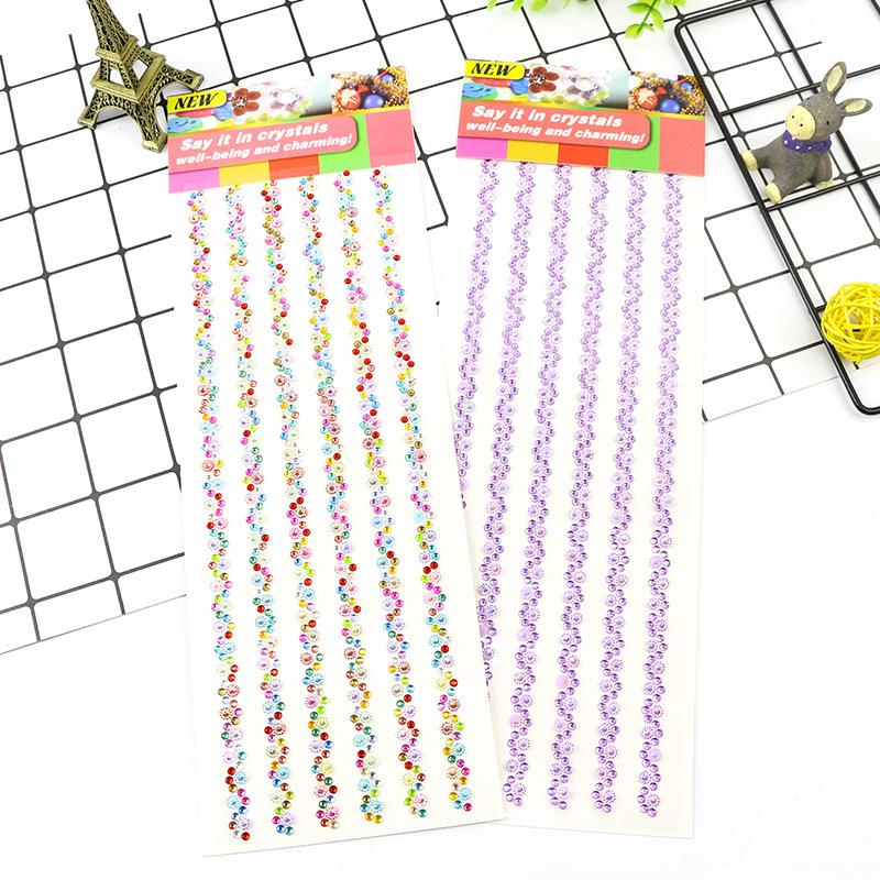 factory wholesale acrylic rhinestone diy handmade creative mobile phone stickers resin rhinestone big card bracelet rhinestone 6