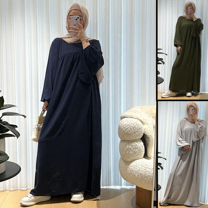 abaya muslim women's clothes djellaba female clothing dress clothing plus size women's clothing mu-225