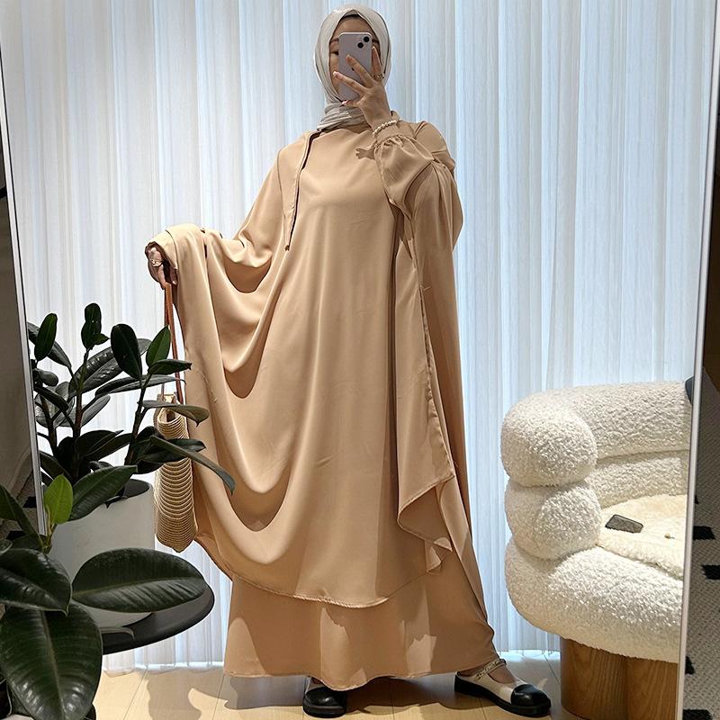 muslim robe female dress abaya middle east women's suit plus size dress dubai clothing abaya mu590
