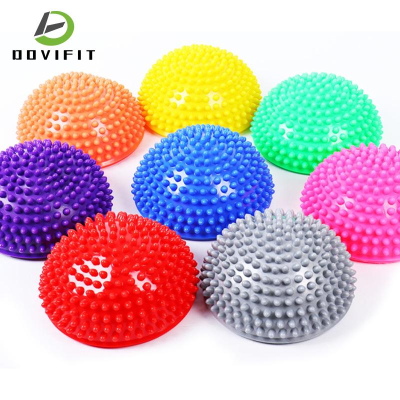 semicircle fitness ball wave velocity ball children's foot massage indoor yoga balance training durian ball pvc yoga ball full figure