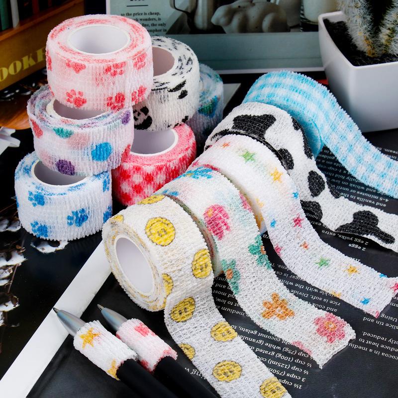 student writing finger bandage sports hand guard non-woven wear-resistant finger elastic bandage self-adhesive bandage wholesale Application Scenario