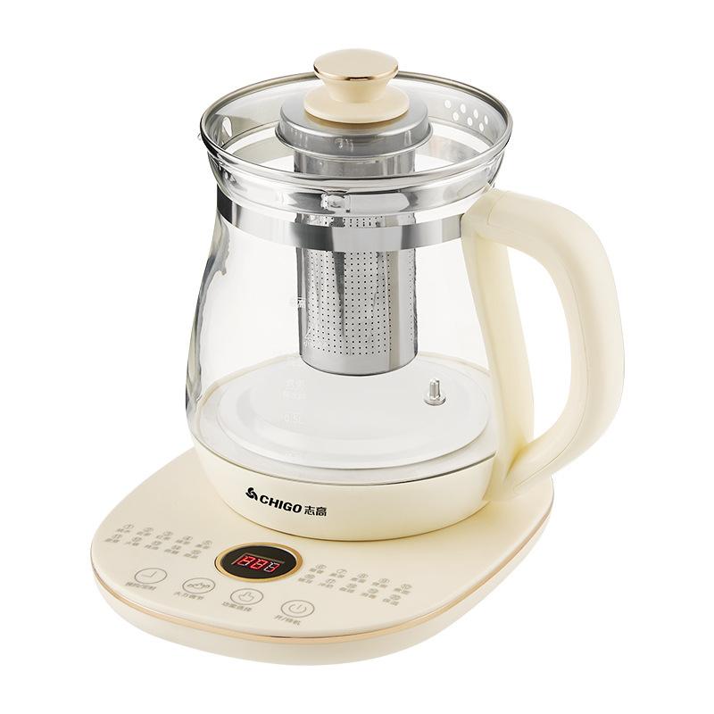 chigo health pot multi-functional dark green tea tea maker thickened glass electric kettle scented teapot decocting pot gift Item Picture