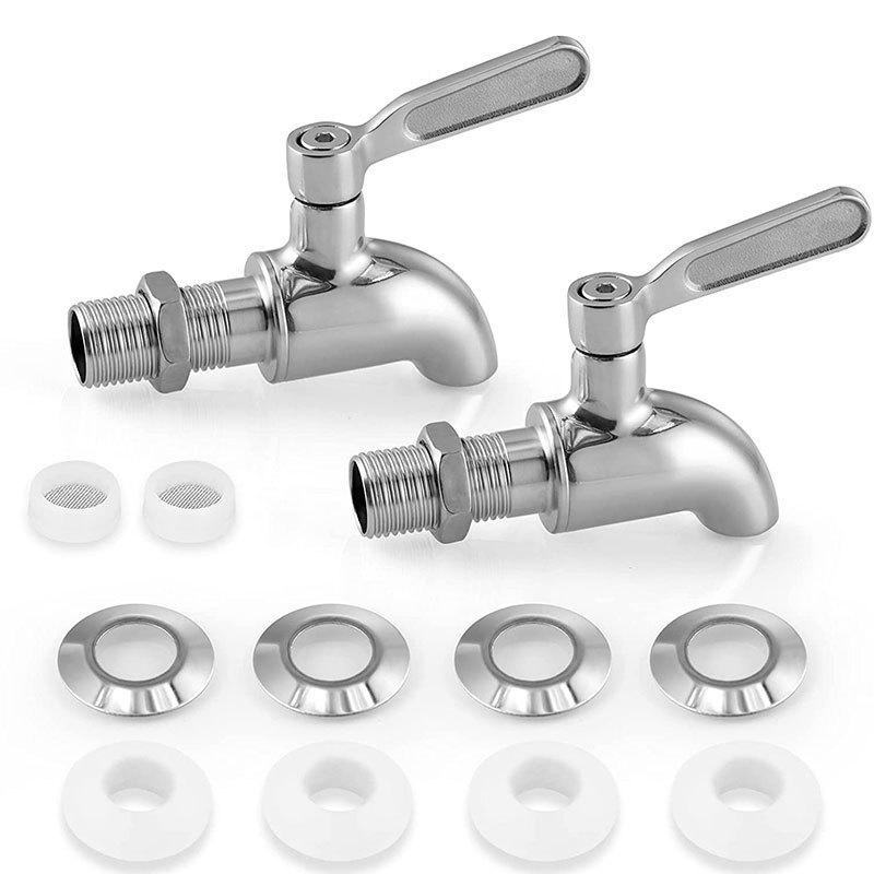 glass wine fermentation jar faucet 304 stainless steel faucet ceramic wine jar water faucet wine jar wine barrel valve switch details Picture