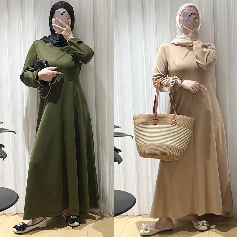 abaya muslim women clothes djellaba female clothing dress saudi plus size robe mu-008