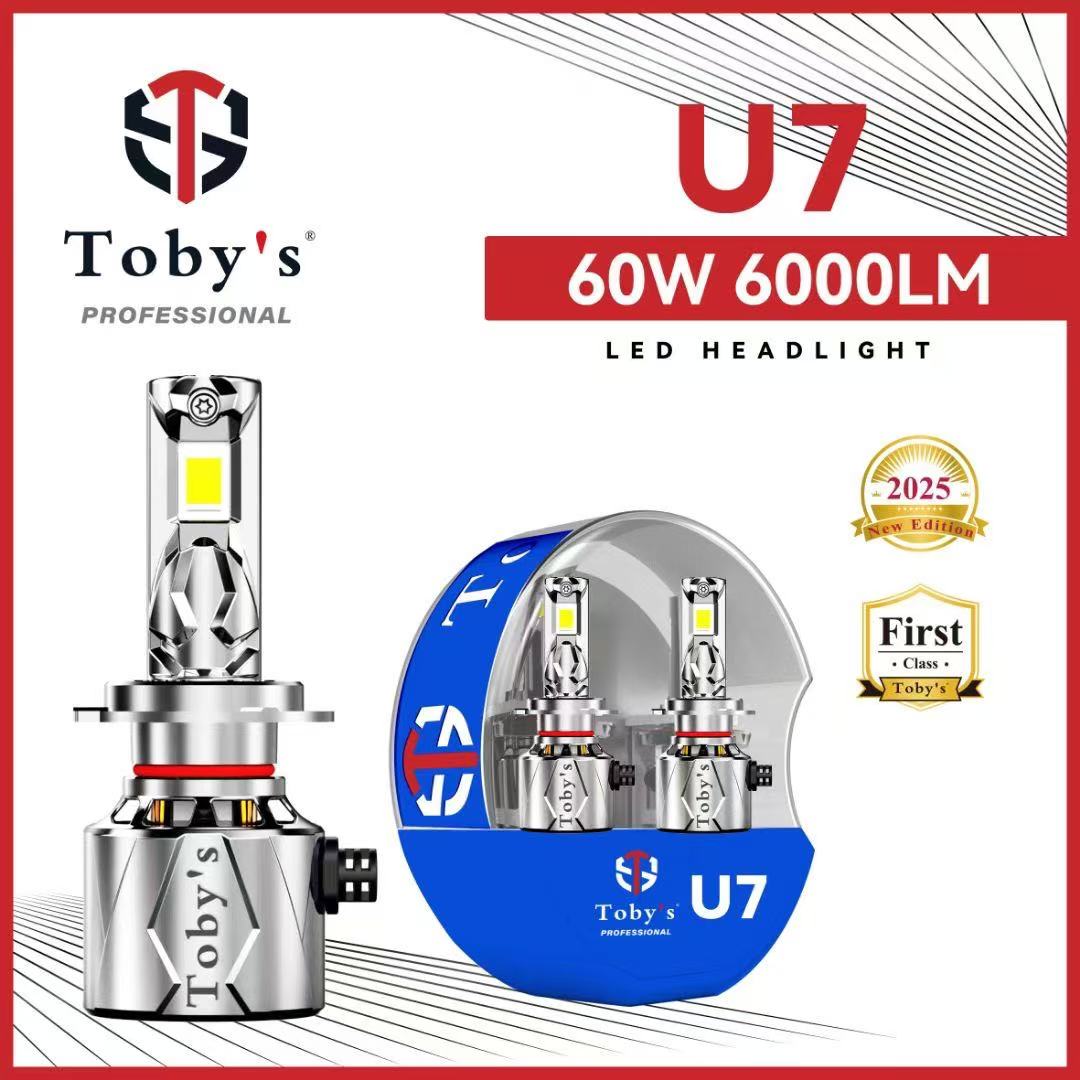 Automotive LED headlights for Middle Eastern customers, high-power automotive headlights, high beams H4 and H7, 120W lens lights