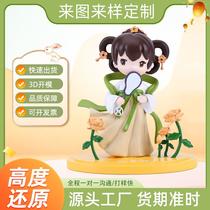 customized resin toy blind box hand-made customized enterprise mascot anime peripheral decoration picture customized manufacturer