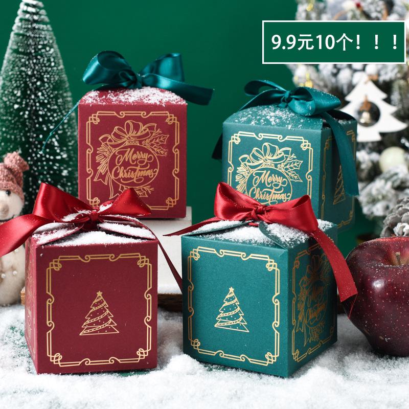 christmas eve apple box new gift box ribbon christmas eve fruit gift gilding bell handbag gift packaging