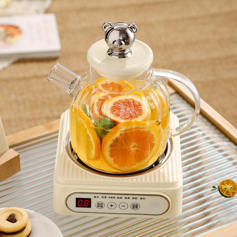 health pot multi-functional household thermal insulation small office automatic glass scented tea tea cooker boil water boil teapot details Picture
