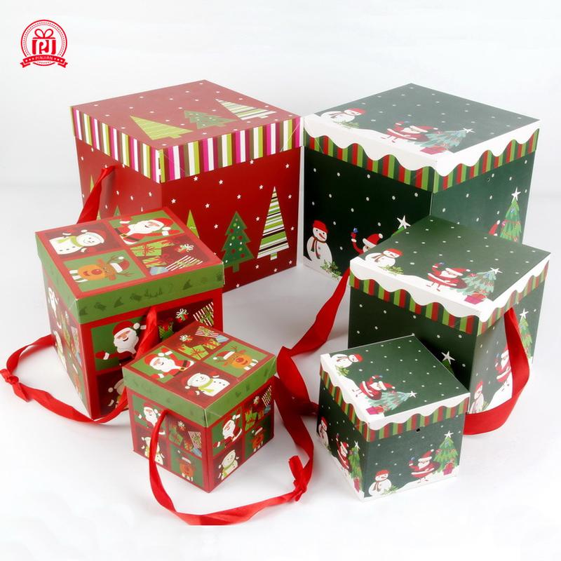 new christmas decoration gift box christmas decoration supplies paper gift gift box christmas eve apple box full figure