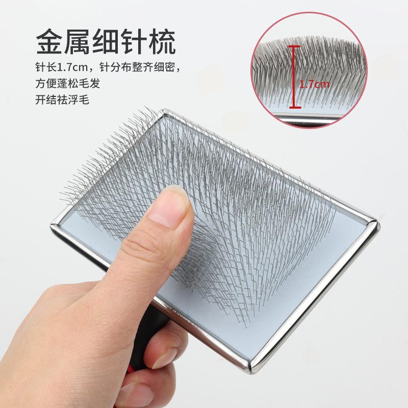pet comb dog beauty napping needle comb  comb  float hair cleaning knot opening hair removal comb pet supplies details Picture