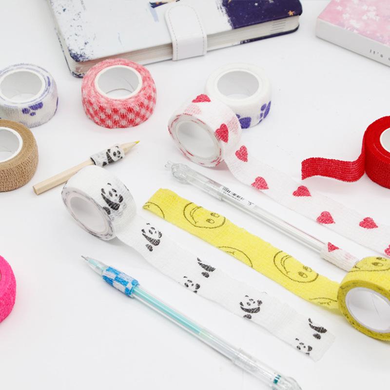 finger bandage anti-wear student writing sports finger protector tape cartoon non-woven elastic self-adhesive finger protector bandage Specification drawing