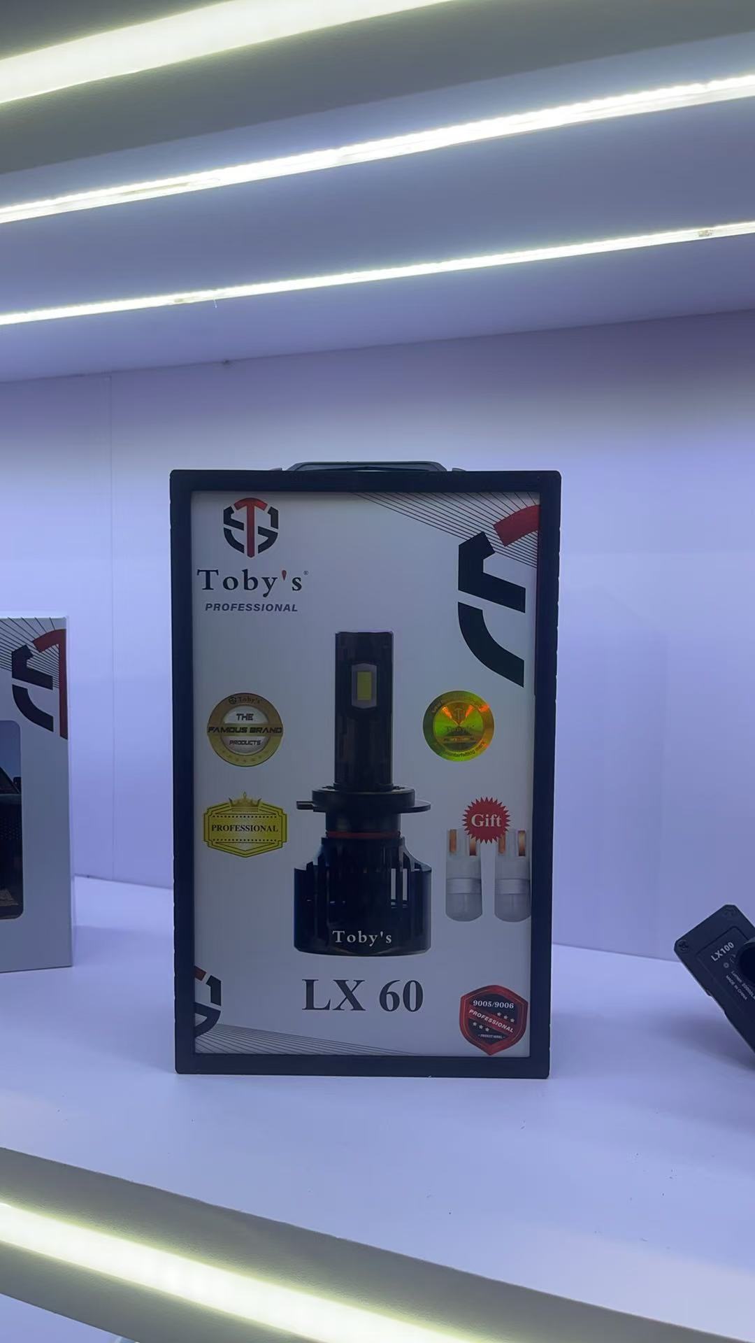 Automotive LED headlights for Middle Eastern customers, high-power automotive headlights, high beams H4 and H7, 120W lens lights details Picture
