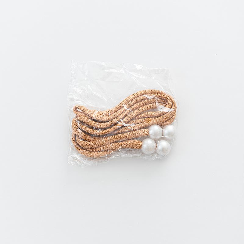 factory wholesale simple small luminous pearl curtain bandage rope free installation curtain accessories accessories pearl strap Specification drawing