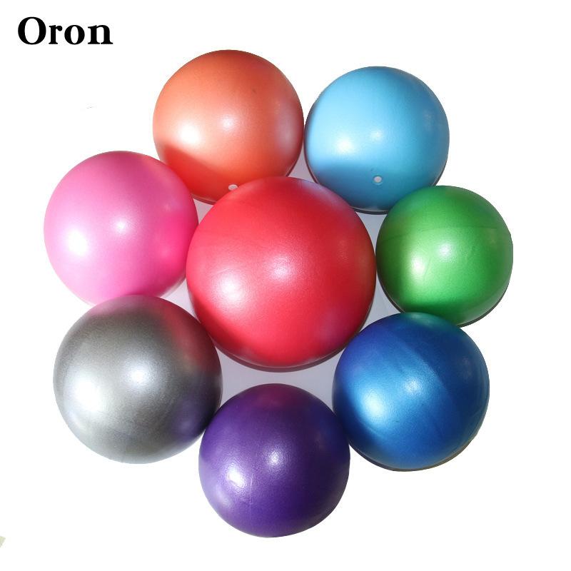 pilates yoga ball wheat tube ball pvc explosion-proof frosted 25cm mini ball gymnastics balance fitness hip ball full figure