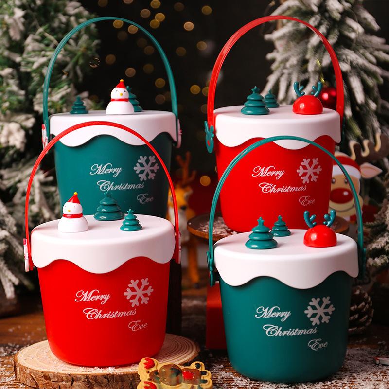 2023 cross-border hot christmas apple box christmas eve christmas eve fruit gift box christmas gift packaging christmas snowman details Picture