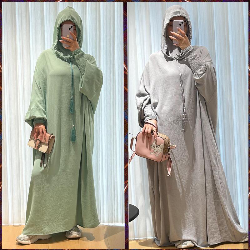 abaya muslim women's clothes dubai djellaba female clothing plus size dress women's clothing mu-663 full figure