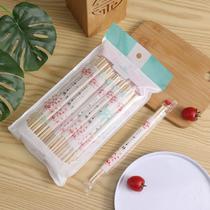 disposable chopsticks wholesale bamboo chopsticks roundheaded chopsticks fast food snack bar disposable chopsticks restaurant packaging convenient round head bamboo chopsticks