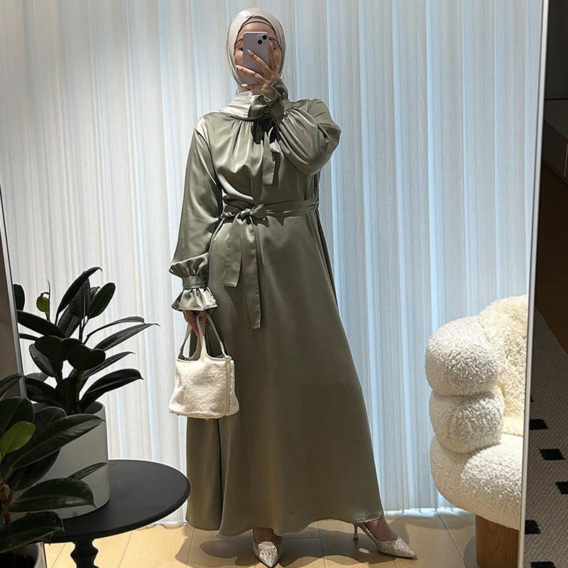 abaya muslim women's clothes dubai djellaba female clothing dress plus size clothing mu-010