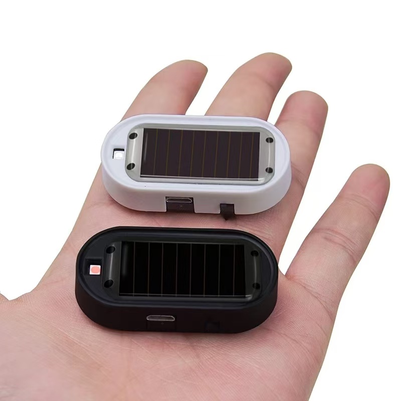 Automotive solar simulation anti-theft device warning light, LED interior anti-theft light, universal induction strobe light