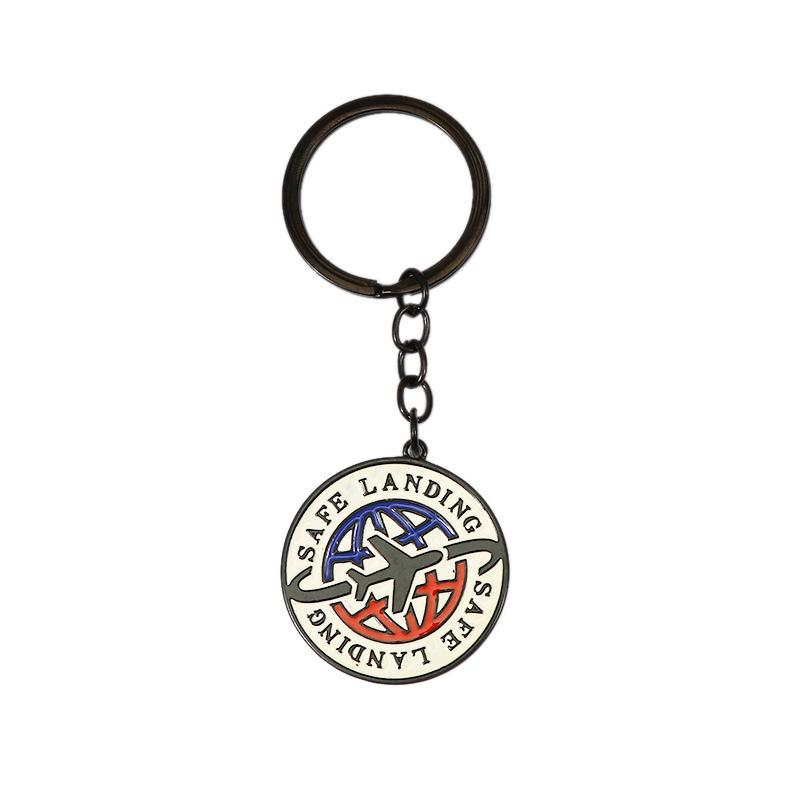 factory direct sales zinc alloy key ring customized paint key pendants dripping cartoon anime keychain pendant gift Item Picture