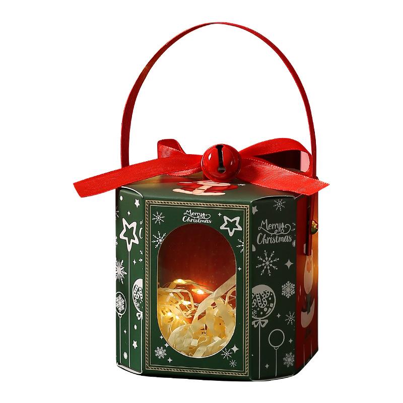 christmas apple box christmas eve fruit packing box christmas eve gift box apple packaging christmas kindergarten gifts wholesale Item Picture