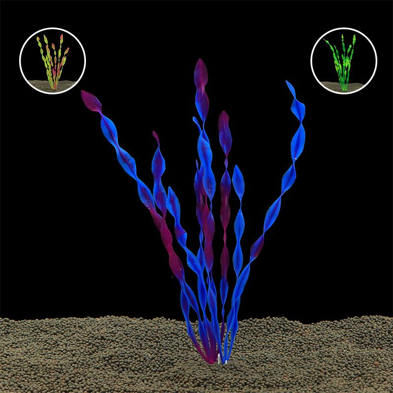 simulation plant aquarium supplies fish tank scenery decoration fake aquatic plants plastic flowers seaweed factory direct sales seaweed ca13