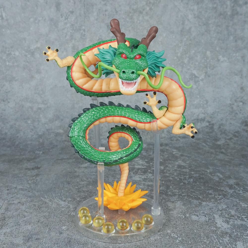 anime dragon ball call dragon hand-made dragon ball with base small green dragon model decoration chassis decoration cross-border batch