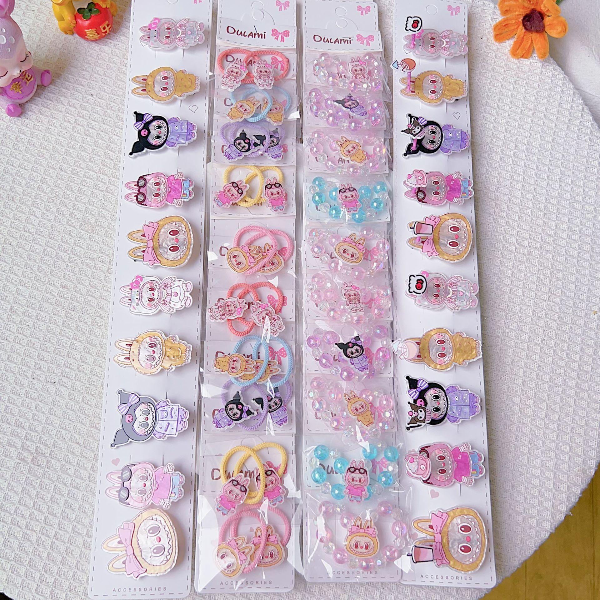 new automobiles curtain cloth barrettes cartoon children hair accessories little girl cute hairpin bangs shredded hair side clip acrylic