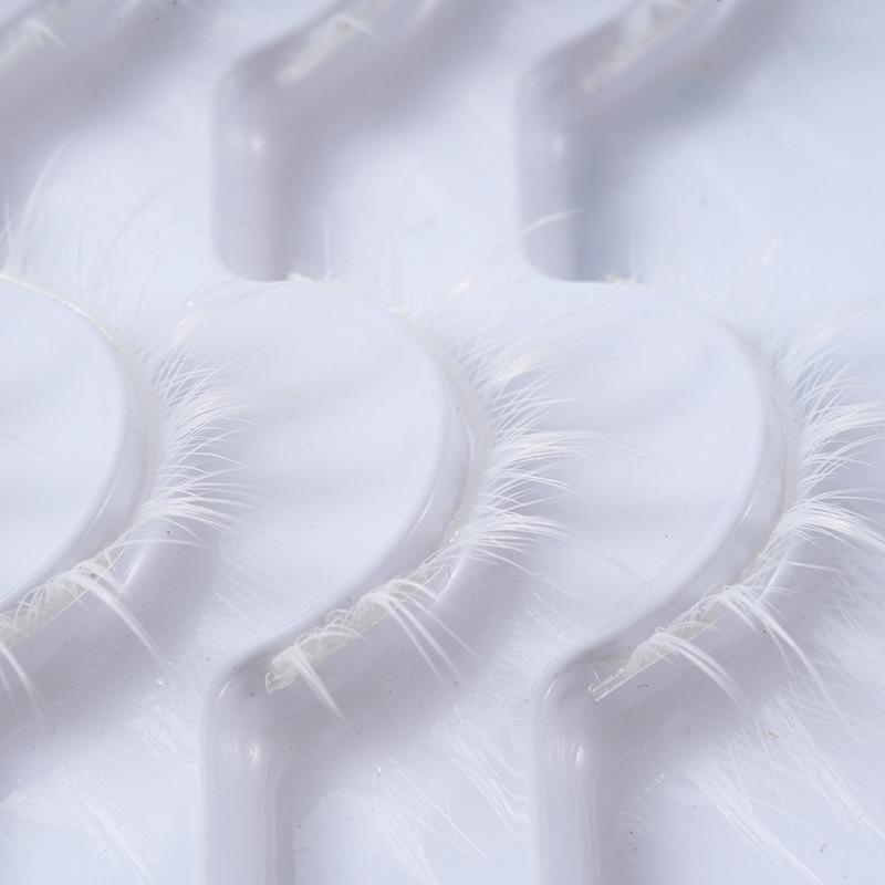 makeup anime cosplay false eyelashes sheer root white eyelash little devil comic eyes soft and comfortable Specification drawing