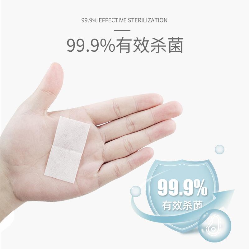 disposable 75% alcohol cotton piece cleaning sterilization alcohol pad mobile phone ornament restaurant cleaning disinfection wipes wholesale Application Scenario