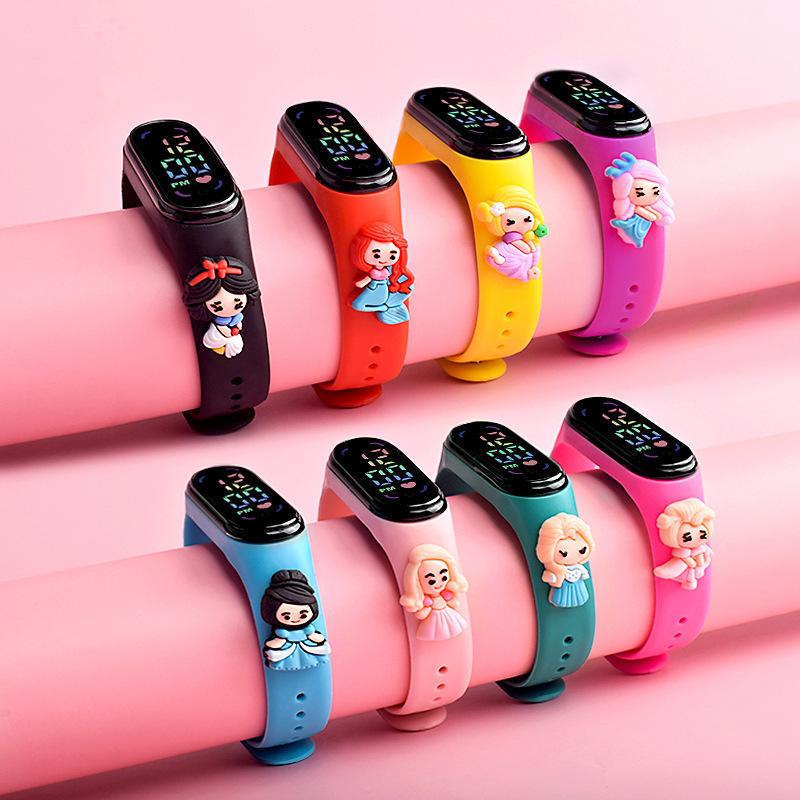 new cartoon anime led doll watch cute children's watch sports electronic watch in stock foreign trade wholesale clock