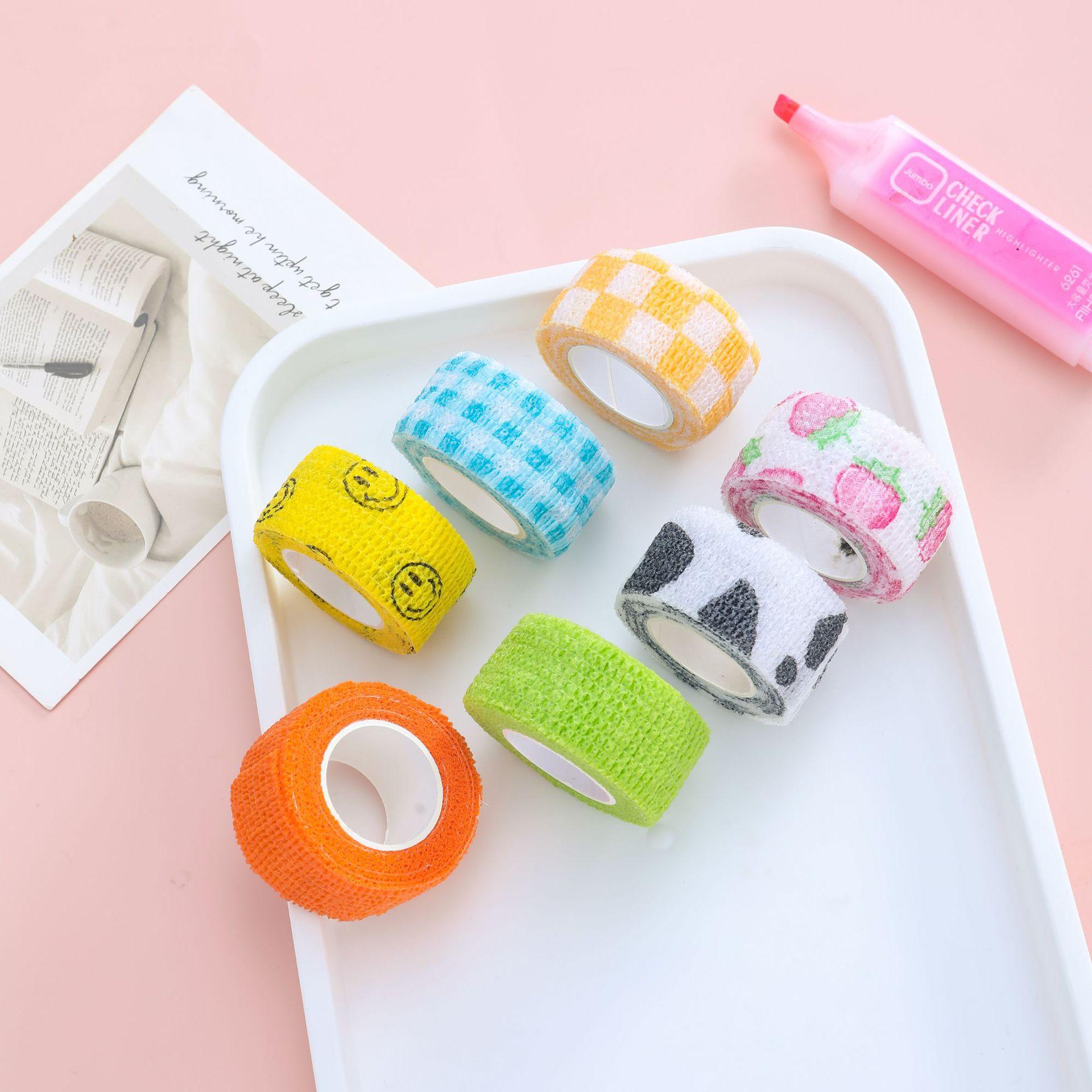 finger guard bandage wholesale writing self-adhesive bandage finger bandage non-woven elastic bandage pet tattoo bandage Specification drawing