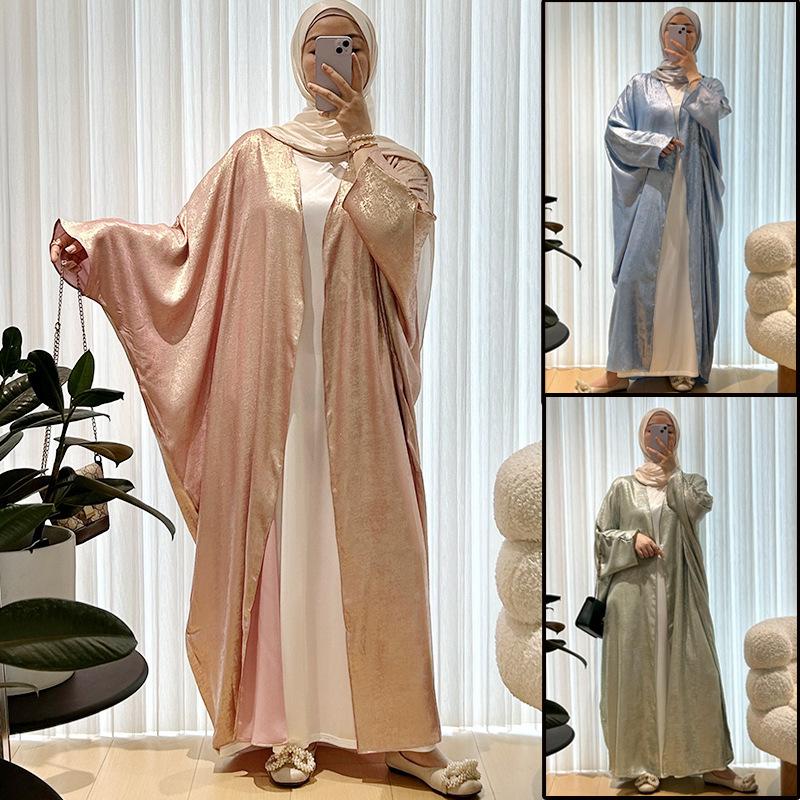 abaya muslim robe female dress djellaba women's clothing plus size dress middle east female clothing mu-796