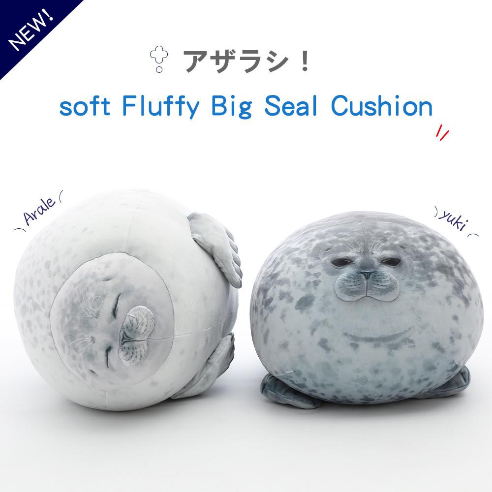 japanese osaka simulation seal doll pillow aquarium popular soft pillow aquarium plush toy