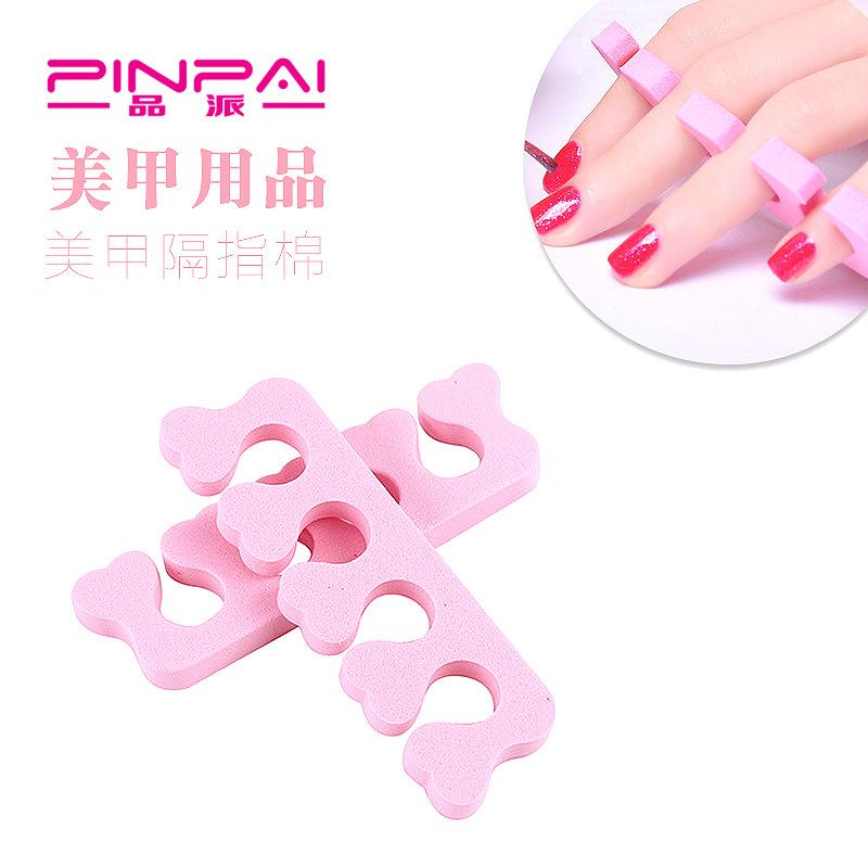 nail beauty tools products wholesale finger finger split cotton finger splitter toe separator pink one pack Specification drawing