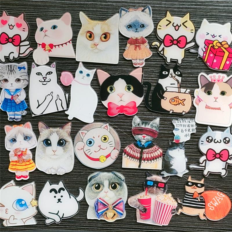 american and korean cute acrylic brooch cartoon animal badge patch bag pin accessories pin small jewelry