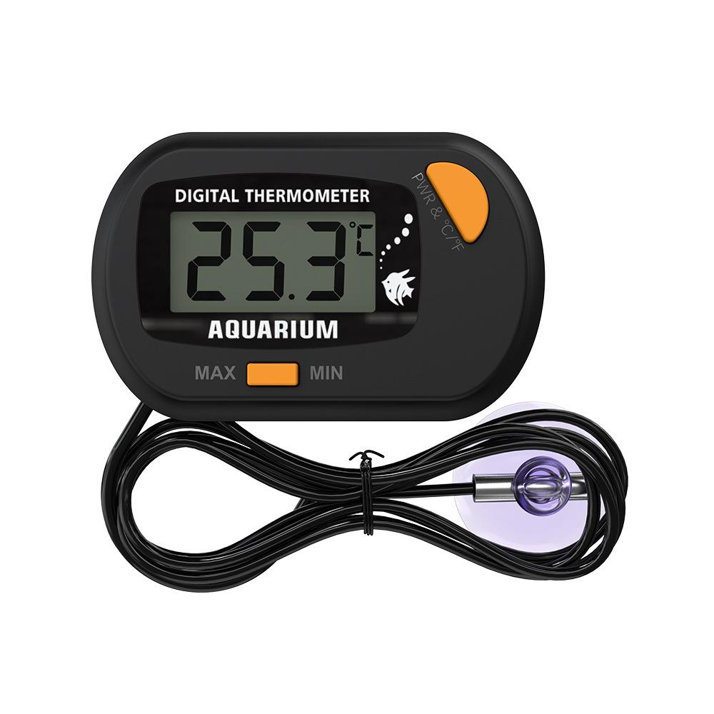Upgraded Fish Tank Thermometer Crawler Turtle Suer Pet Aquarium Waterproof Electronic Thermometer with Probe