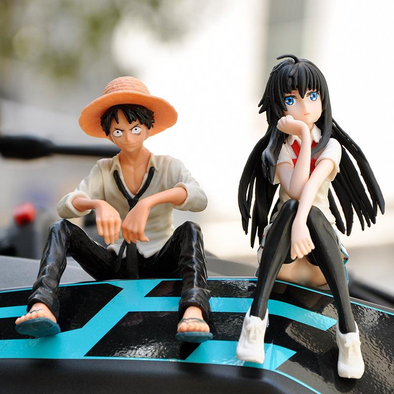 one piece road flying snow is my youth eberouge car decoration hand-made anime model superstar shaped doll